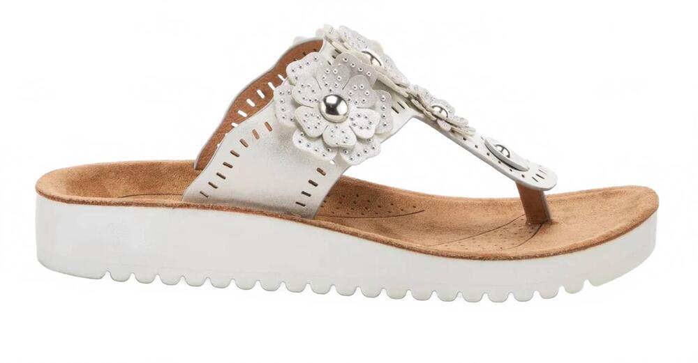 NEW FLEXUS women's bayview sandals in silver